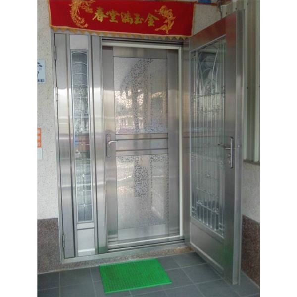 不銹鋼雙玄關子母門,巨群工程行