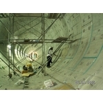 圓型水膨脹橡膠止水條安裝、接縫Bostik 2637 PU填縫膠填縫 - 永詮防水有限公司