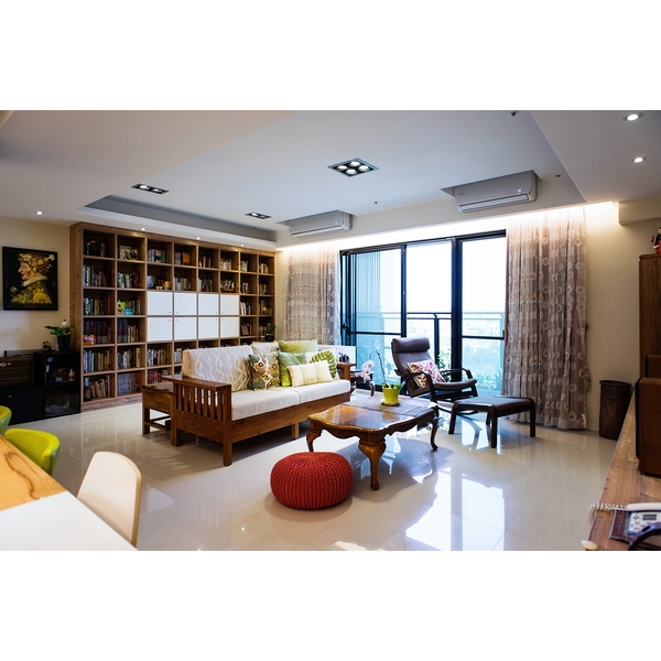 開放式客廳裝潢-藝堂室內設計工程有限公司