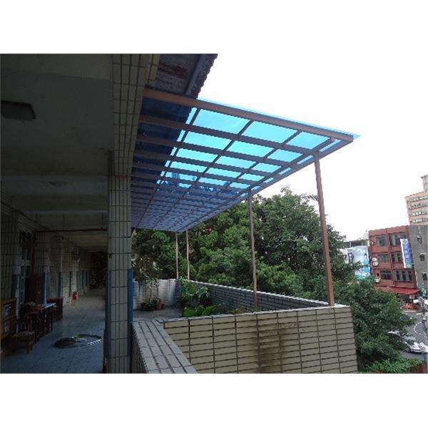 彩色採光罩遮雨棚,永振工程行