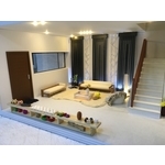 日式客廳模型1 - 傑伶建築模型