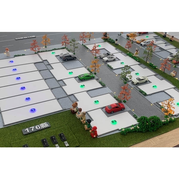 大型停車廠模型