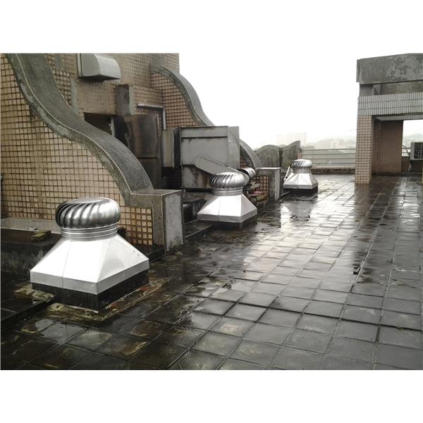 大樓管道免電力通風器
