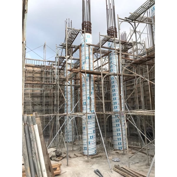 營建專用圓柱型纖維紙模板 新建工程-桂築企業有限公司