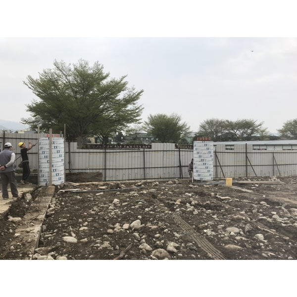 營建專用圓柱型纖維紙模板 新建工程