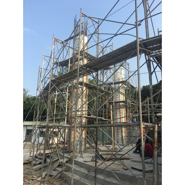 營建專用圓柱型纖維紙模板 新建工程