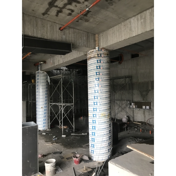 營建專用圓柱型纖維紙模板 新建工程