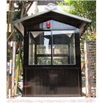 G42-警衛亭-大來國際開發(黑咖啡色琉璃瓦屋頂-正拍) - 九代興鋁業社