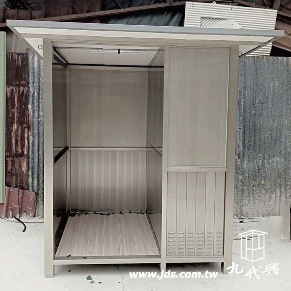 G550內湖停車場繳費亭,九代興鋁業社