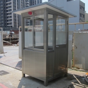 G521-警衛亭-中壢工地建案(左開門)