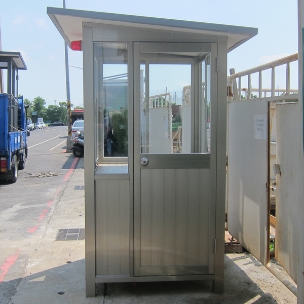 G521-警衛亭-中壢工地建案(左開門) G521-警衛亭-中壢工地建案(左開門)-九代興鋁業社