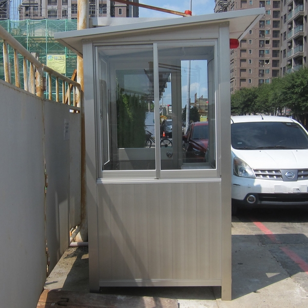 G521-警衛亭-中壢工地建案(左開門) G521-警衛亭-中壢工地建案(左開門)-九代興鋁業社