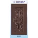 內玄關壓花門HC-1007 , 大亞金屬工程有限公司