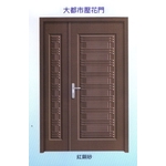 大都市內玄關壓花門-大亞金屬工程有限公司