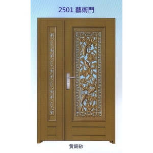 外玄關板雕花藝術門2501,大亞金屬工程有限公司