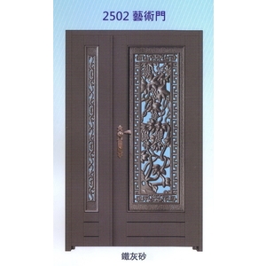 外玄關板雕花藝術門2502,大亞金屬工程有限公司