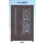 外玄關板雕花藝術門2502 , 大亞金屬工程有限公司
