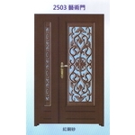 外玄關板雕花藝術門2503 , 大亞金屬工程有限公司