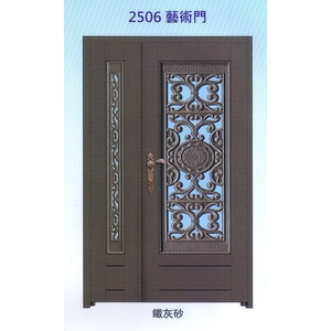 外玄關板雕花藝術門2506,大亞金屬工程有限公司