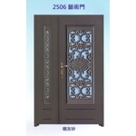 外玄關板雕花藝術門2506 , 大亞金屬工程有限公司