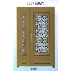 外玄關板雕花藝術門2507,大亞金屬工程有限公司