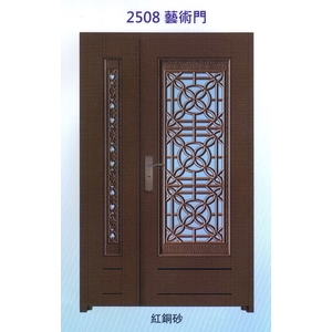 外玄關板雕花藝術門2508,大亞金屬工程有限公司