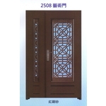 外玄關板雕花藝術門2508 , 大亞金屬工程有限公司