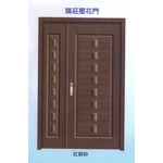 端莊內玄關壓花門 , 大亞金屬工程有限公司