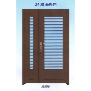 外玄關扁鋼花藝術門2408,大亞金屬工程有限公司