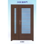 外玄關扁鋼花藝術門2408 , 大亞金屬工程有限公司