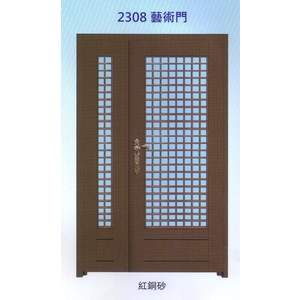 外玄關梅花管藝術門2308,大亞金屬工程有限公司