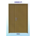 條碼內玄關壓花門-大亞金屬工程有限公司