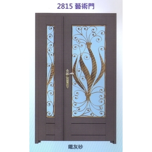 外玄關雙發門花藝術門2815,大亞金屬工程有限公司