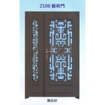 外玄關鑄鋁花藝術門2106 , 大亞金屬工程有限公司