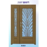 外玄關鑄鋁花藝術門2107 , 大亞金屬工程有限公司
