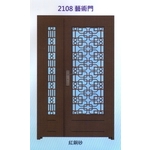 外玄關鑄鋁花藝術門2108 , 大亞金屬工程有限公司