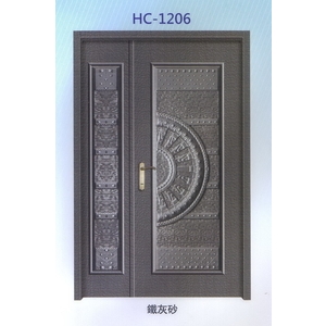 鋁中肚浮雕板門HC-1206,大亞金屬工程有限公司