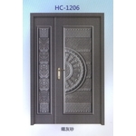 鋁中肚浮雕板門HC-1206 , 大亞金屬工程有限公司