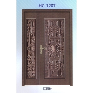 鋁中肚浮雕板門HC-1207,大亞金屬工程有限公司