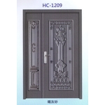 鋁中肚浮雕板門HC-1209 , 大亞金屬工程有限公司
