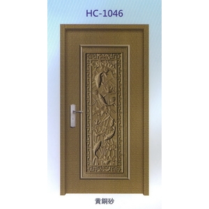 鍍鋅中肚浮雕板門HC-1046,大亞金屬工程有限公司