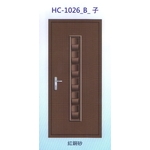 鍍鋅中肚浮雕板門HC-1026_B_子 , 大亞金屬工程有限公司