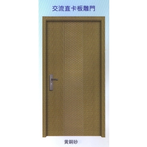 交流直卡板雕門,大亞金屬工程有限公司