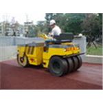 北市興隆公園停車場出入口(彩色瀝青舖設) - 力邦營造工程有限公司