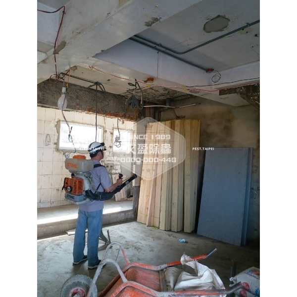 白蟻防治室內外施工