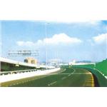 南二高系統交流道標誌架.水銀燈柱.護欄 , 昕一工業股份有限公司