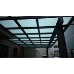 H型鋼玻璃採光罩 - 暐程快速捲門企業社