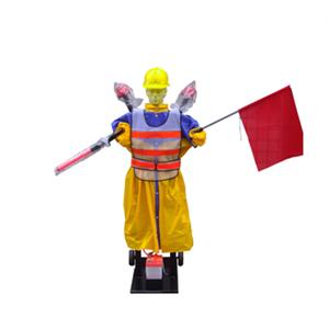 電動旗手假人(鋁合金人頭) , 晶順工業有限公司