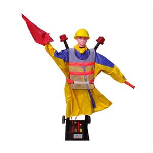 電動旗手假人(塑膠人頭) , 晶順工業有限公司