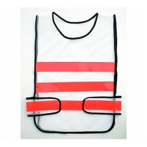 交警式背心-網布白色／反光條橙,晶順工業有限公司